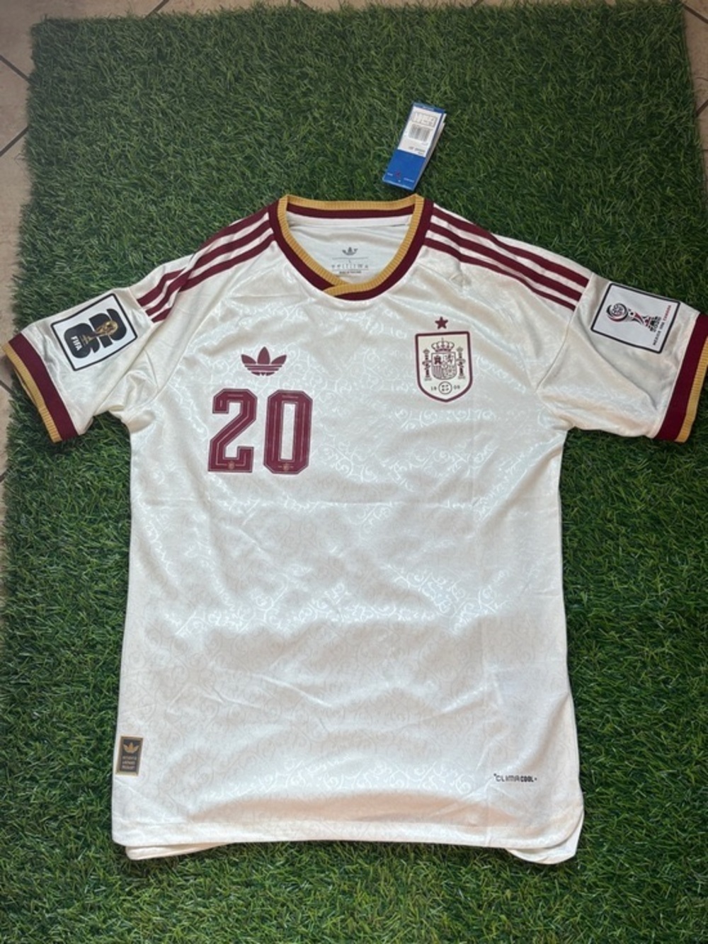 Spain 2026 Away World Cup Jersey Pedri 20